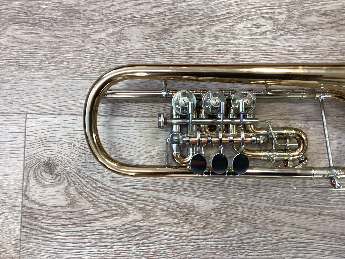 Pre Owned B&S Sherzer Rotary Trumpet in D