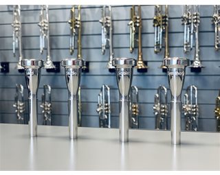 Phil Parker London Trumpet Mouthpiece - 'Soloist' Model Silver Plated