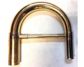 Edwards Bass single radius yellow brass tuning slide