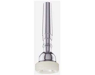 JK plastic rim silver plated trumpet mouthpiece