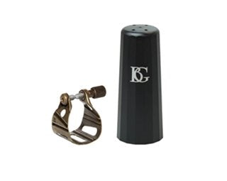 BG universal alto/tenormetal mouthpiece lig, metal jazz gold matt finish