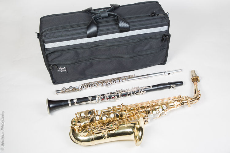 Reed and Squeak Alto, Clarinet, Flute Triple Case