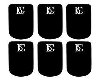BG A10S Mouthpiece Patch - Black Small Soft 0.8mm thick