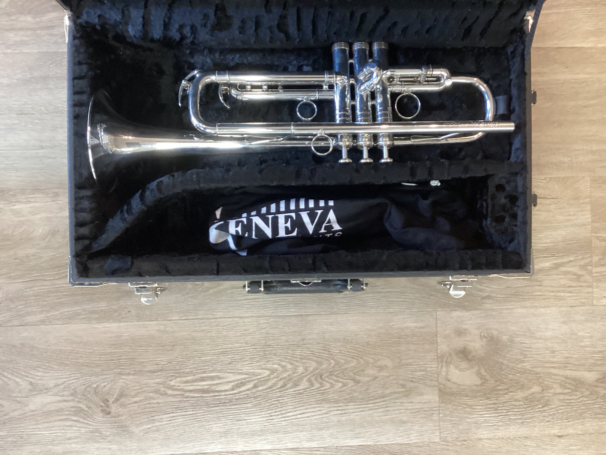 Pre Owned Geneva Joshol Bb Trumpet - Silver Plate