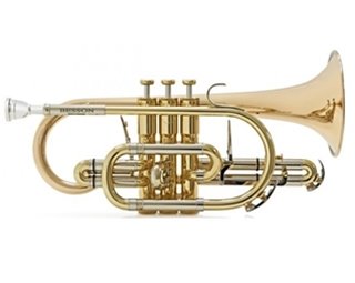 Besson Sovereign Cornet LB w main tuning slide trigger, lacquer finish