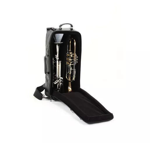 Gard Compact Double Trumpet Gig Bag - Leather