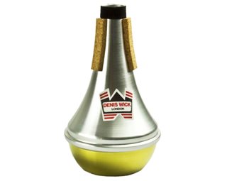 Denis Wick Straight Mute with Brass Bottom Trumpet