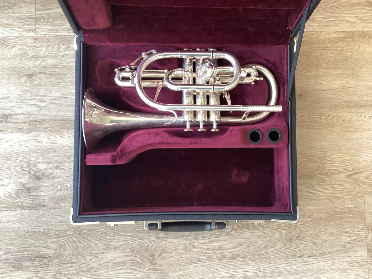 Pre Owned Geneva Symphony Cornet - Silver Plate