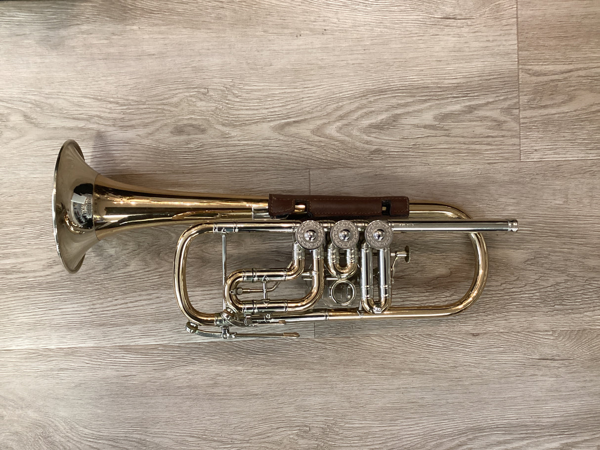 Pre Owned Scherzer Rotary C Trumpet Ref 8210 - Lacquer