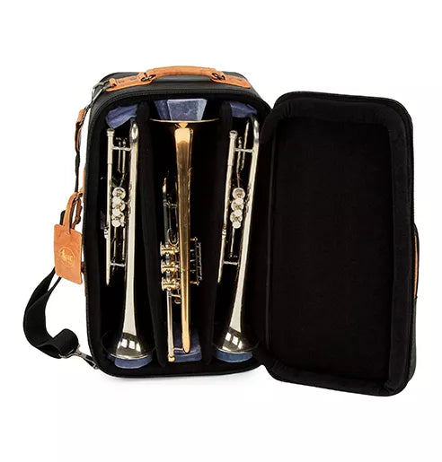 Gard Elite Triple Trumpet Gig Bag - Leather