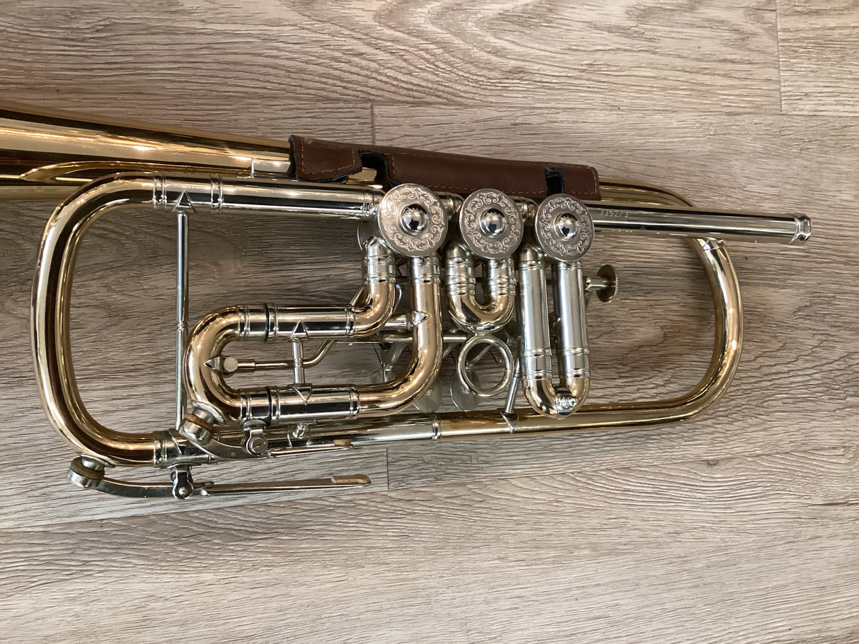 Pre Owned Scherzer Rotary C Trumpet Ref 8210 - Lacquer