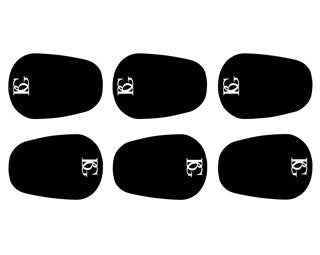 BG A10L Mouthpiece Patch - Black Large Soft 0.8 mm thick