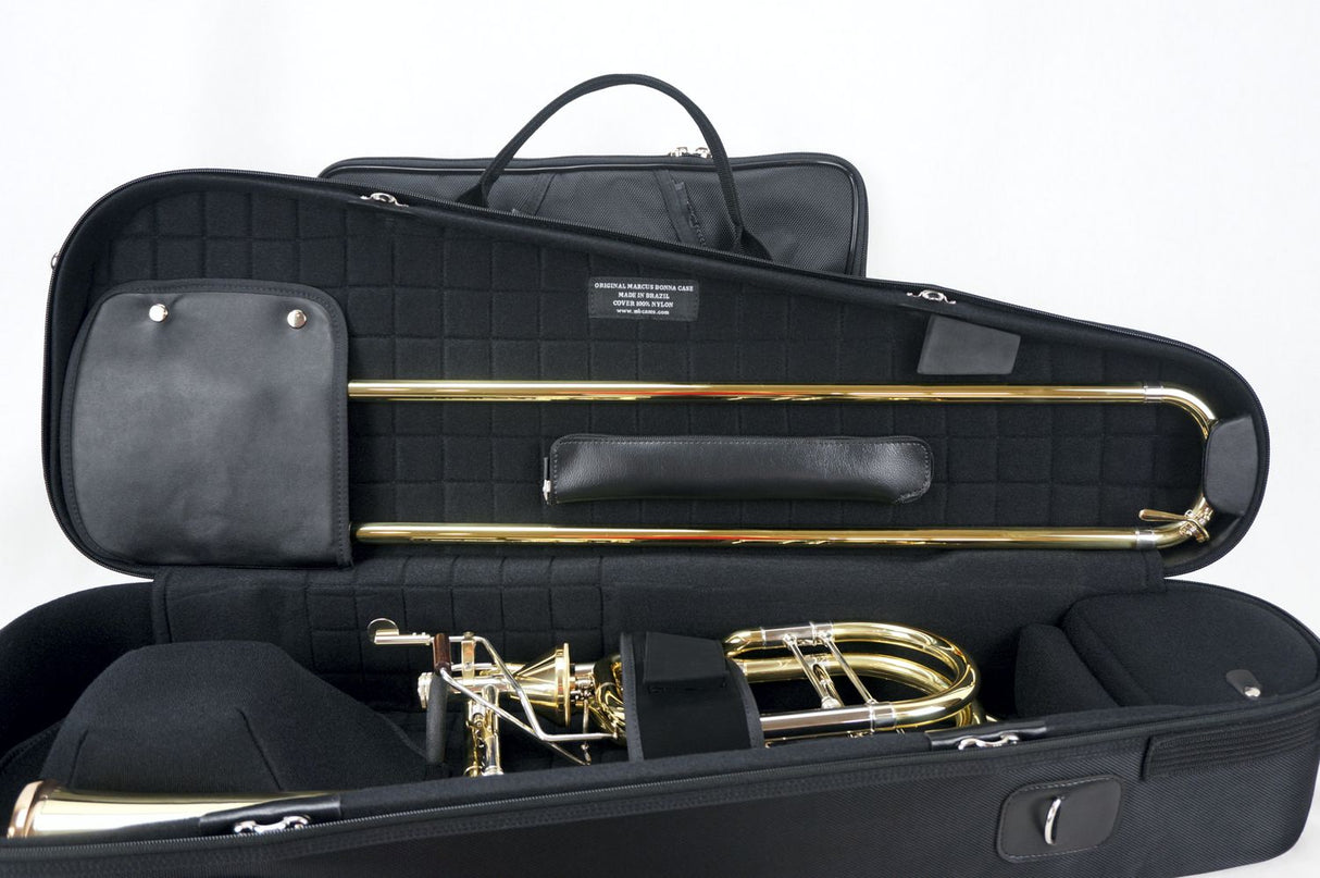 Marucs Bonna Case for Detachable Bell Bass Trombone - Black Nylon