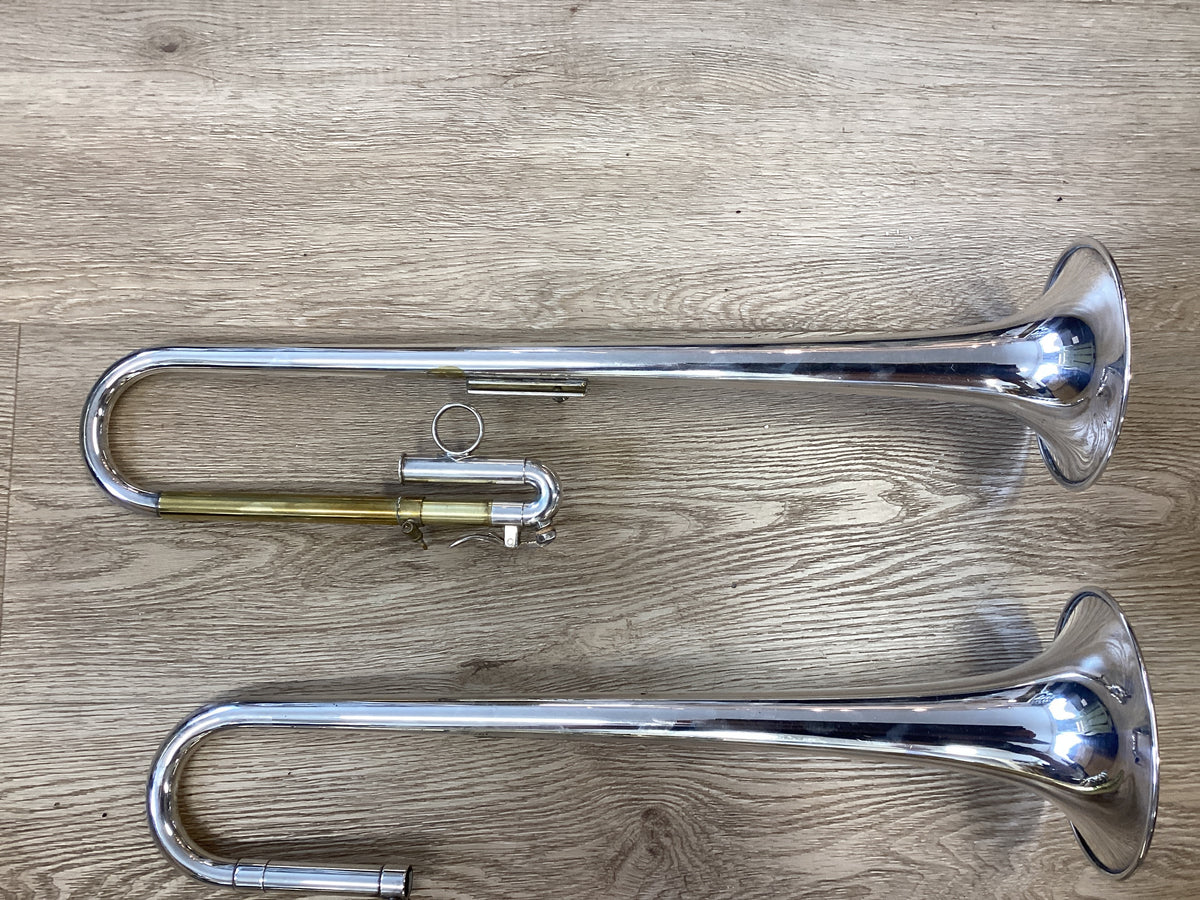 Schilke E3L4 Eb/D 4 Valve Trumpet With 229 Stuad C Trumpet Bell + Original Eb/D Bells, Slide. Bach Quad Case included
