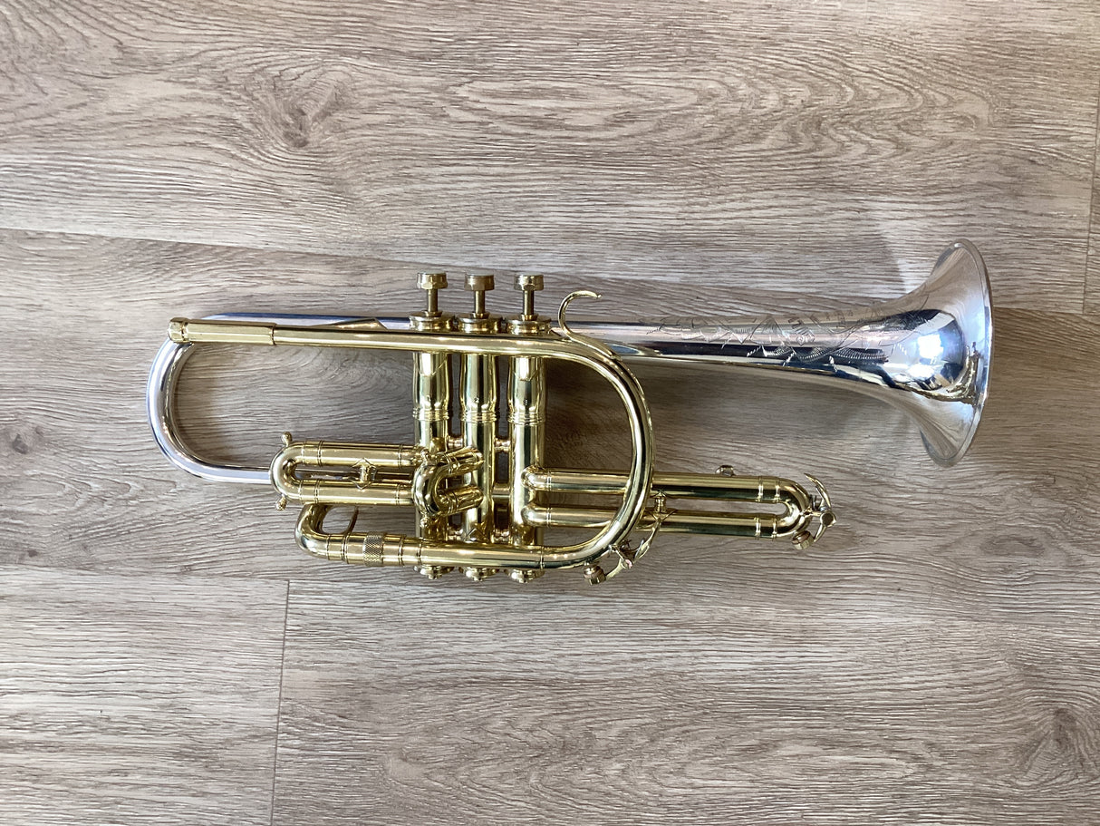 Pre Owned King Silvertone Long Model Cornet