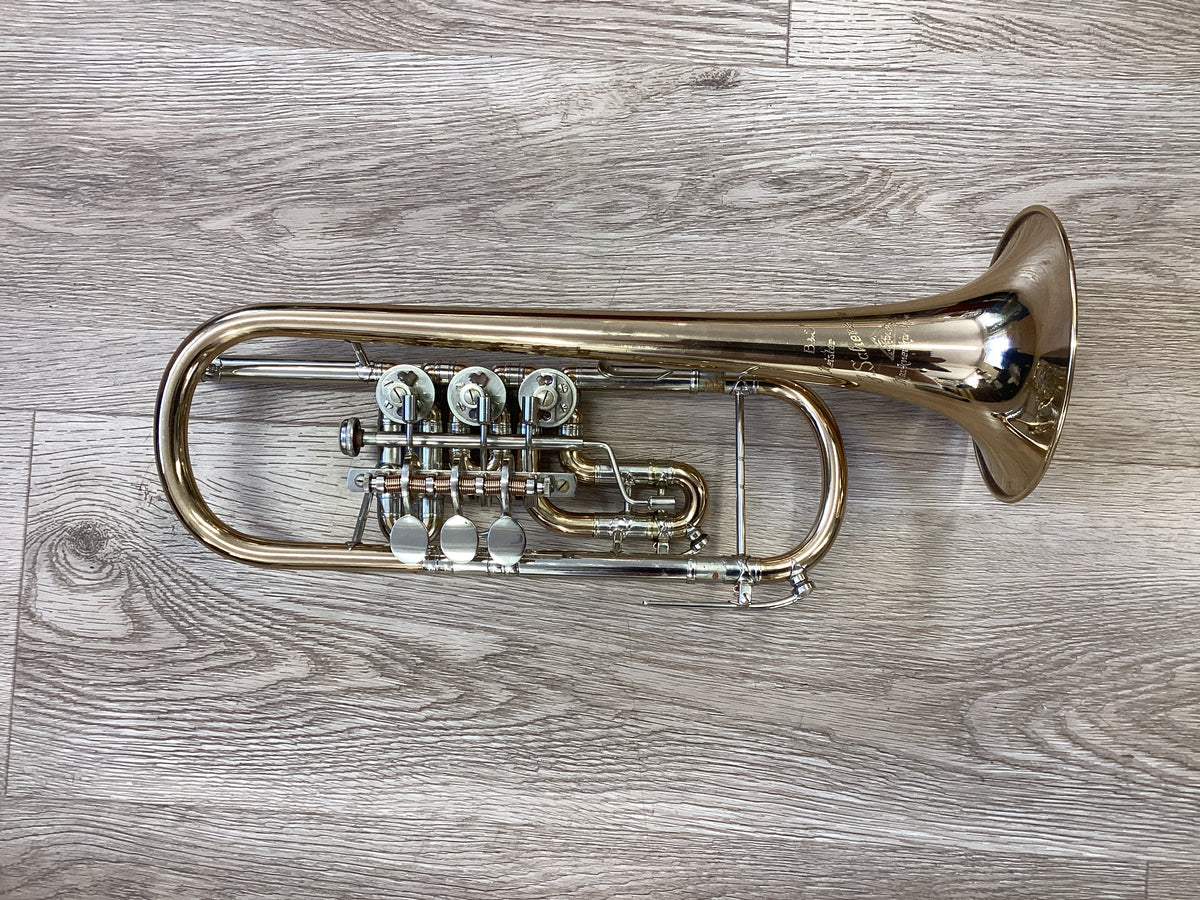 Pre Owned B&S Sherzer Rotary Trumpet in D