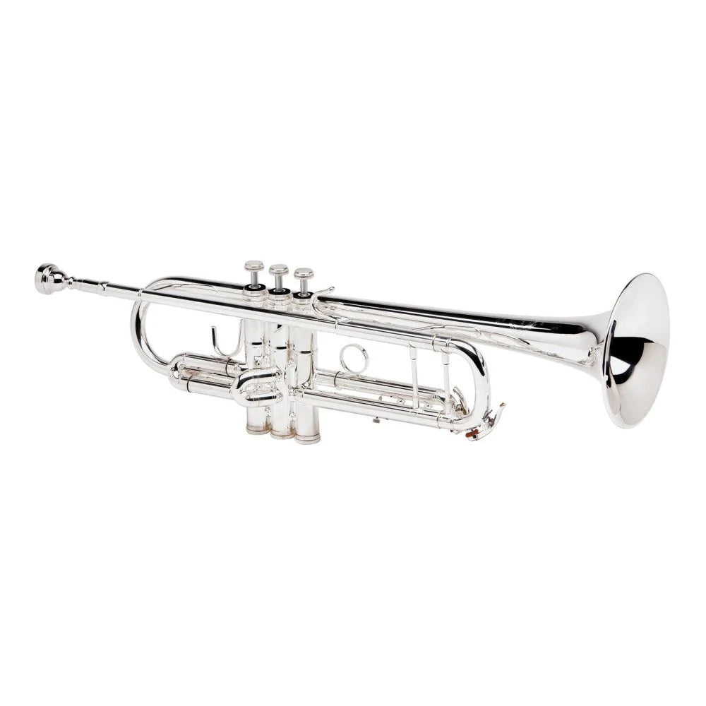 B&S Challenger II Bb Trumpet - Reversed Leadpipe, Silver, 37 Bell
