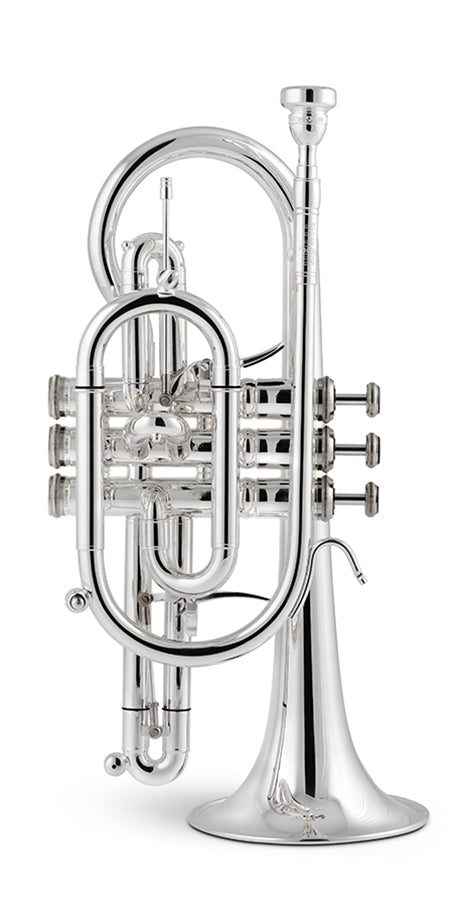 Stomvi Titan Bb cornet - Silver Plate