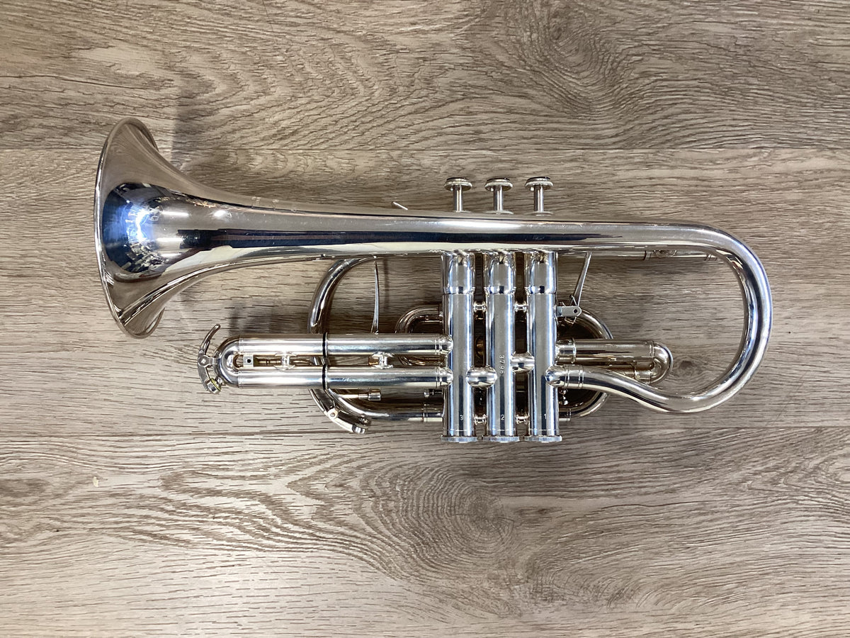 Pre Owned Willson Celebration 460 Cornet - Silver Plate