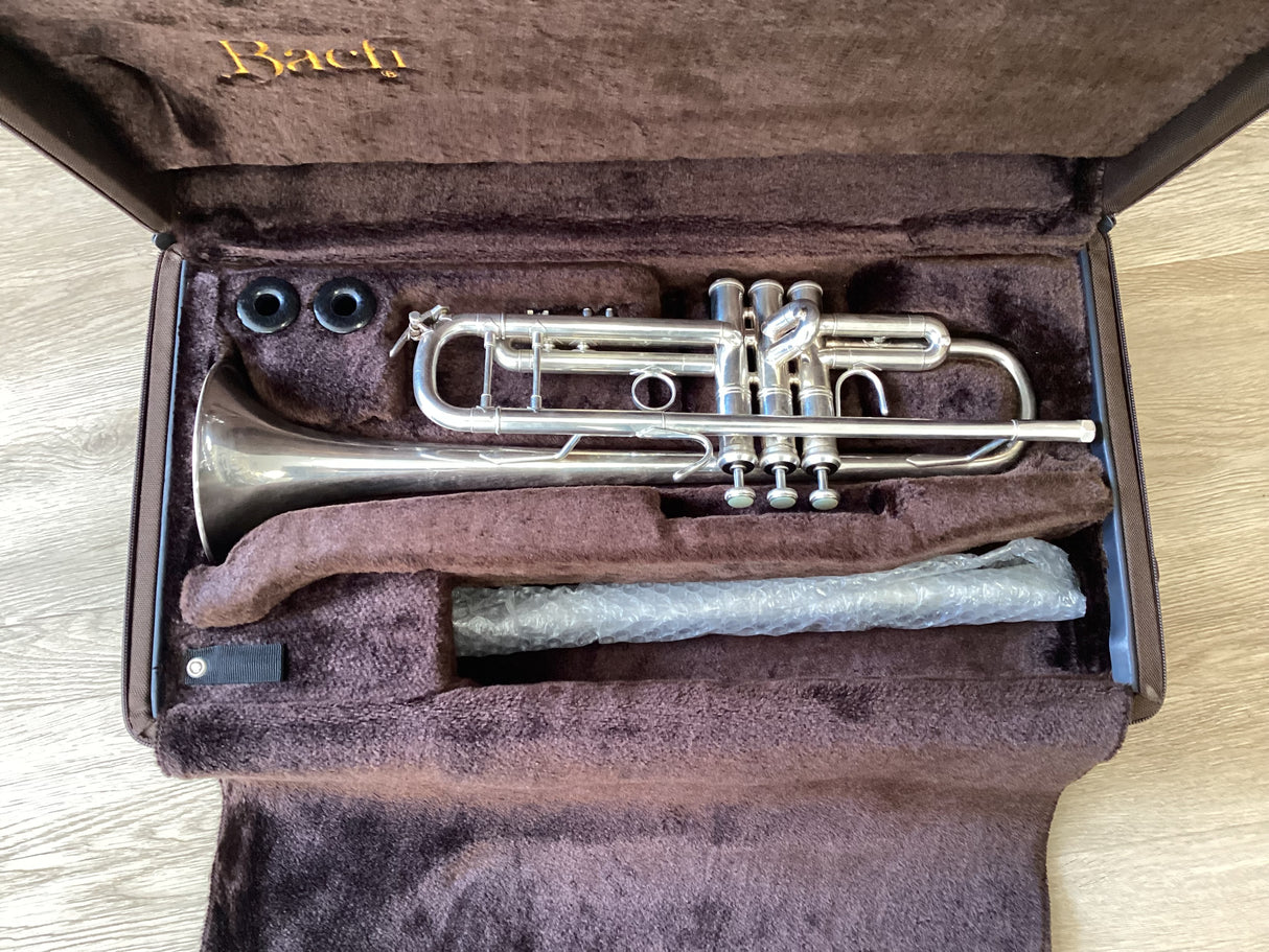 Pre Owned Bach Stradivarius 37 Trumpet - Silver Plate