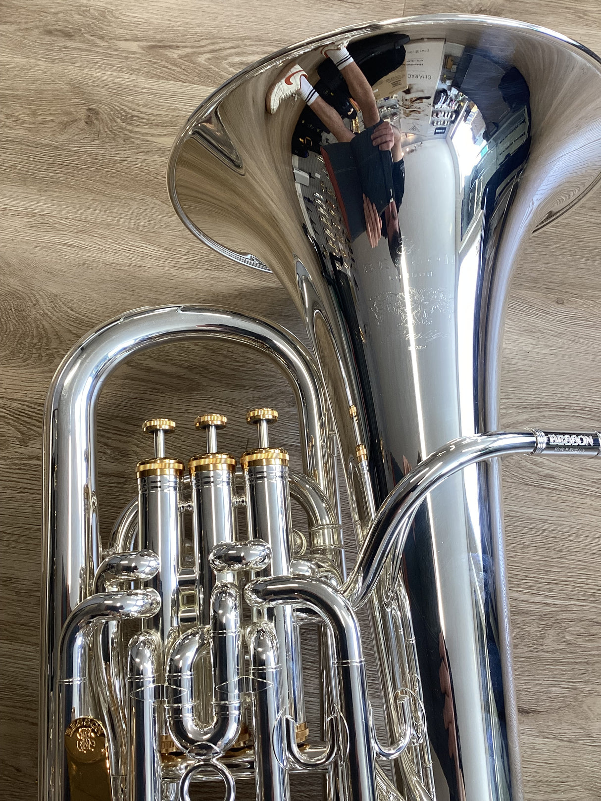 Ex Demo Besson Prestige Euphonium - Silver Plate