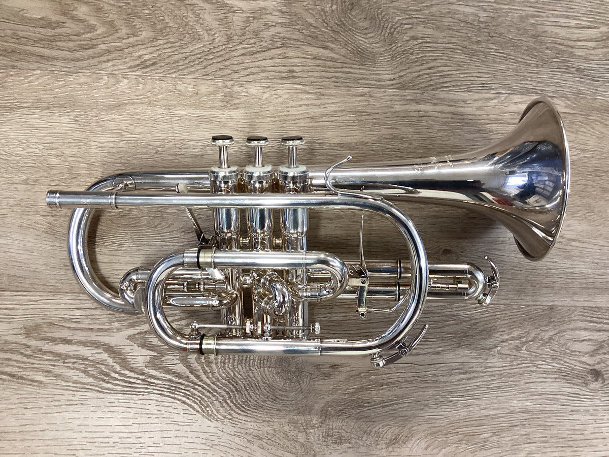Pre Owned Willson Celebration 460 Cornet - Silver Plate