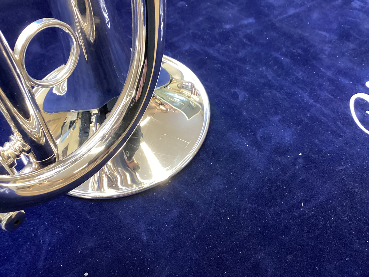 Stomvi Titan Eb Soprano Cornet - Silver Plate Gold Brass with MaxiClappers (Ex Demo)