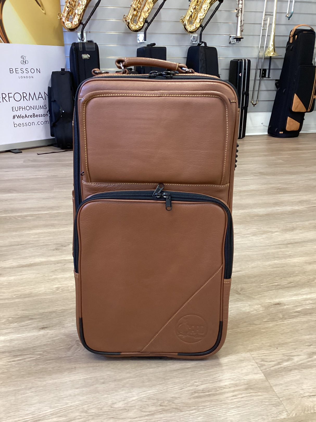 Gard Elite Triple Trumpet Gig Bag - Leather
