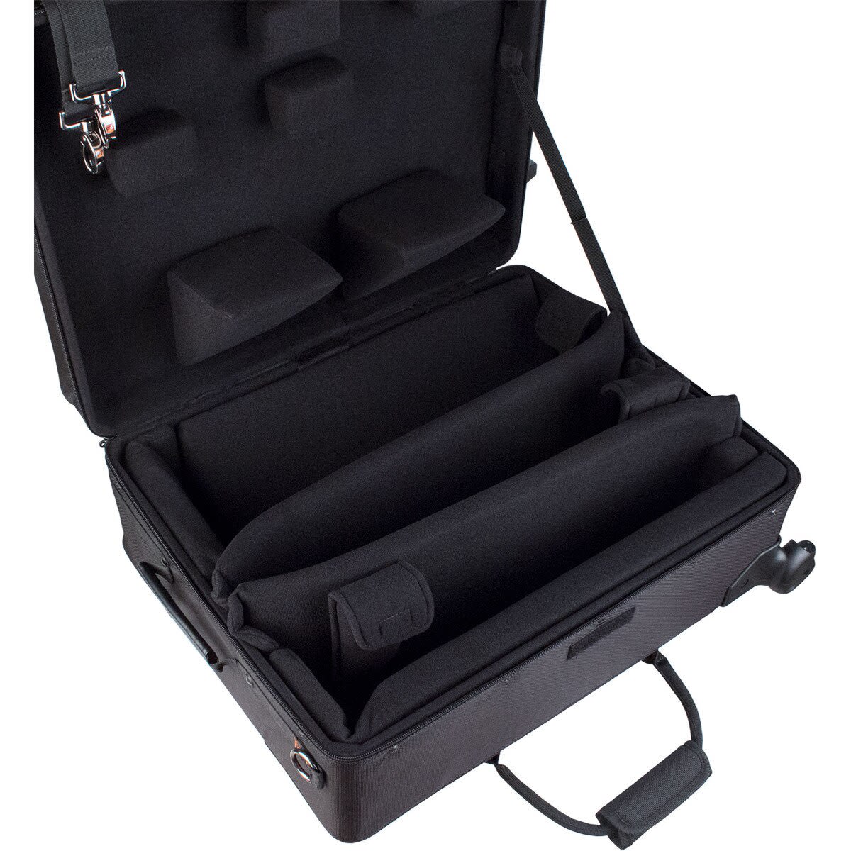 Protec IPAC Quad Trumpet Case with Wheels