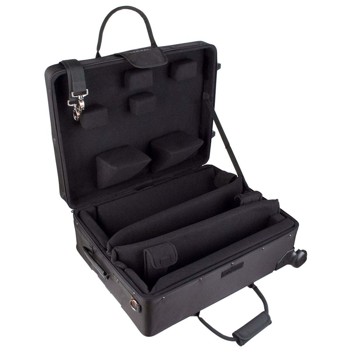 Protec IPAC Quad Trumpet Case with Wheels