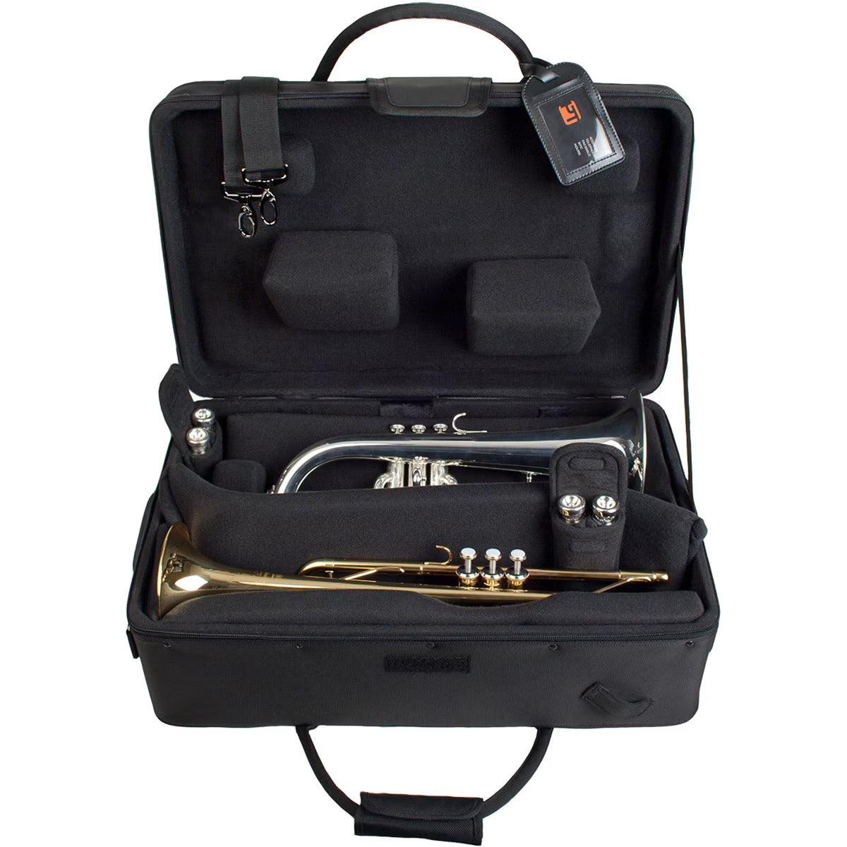 Protec IPAC Triple Trumpet Case Black with Wheels