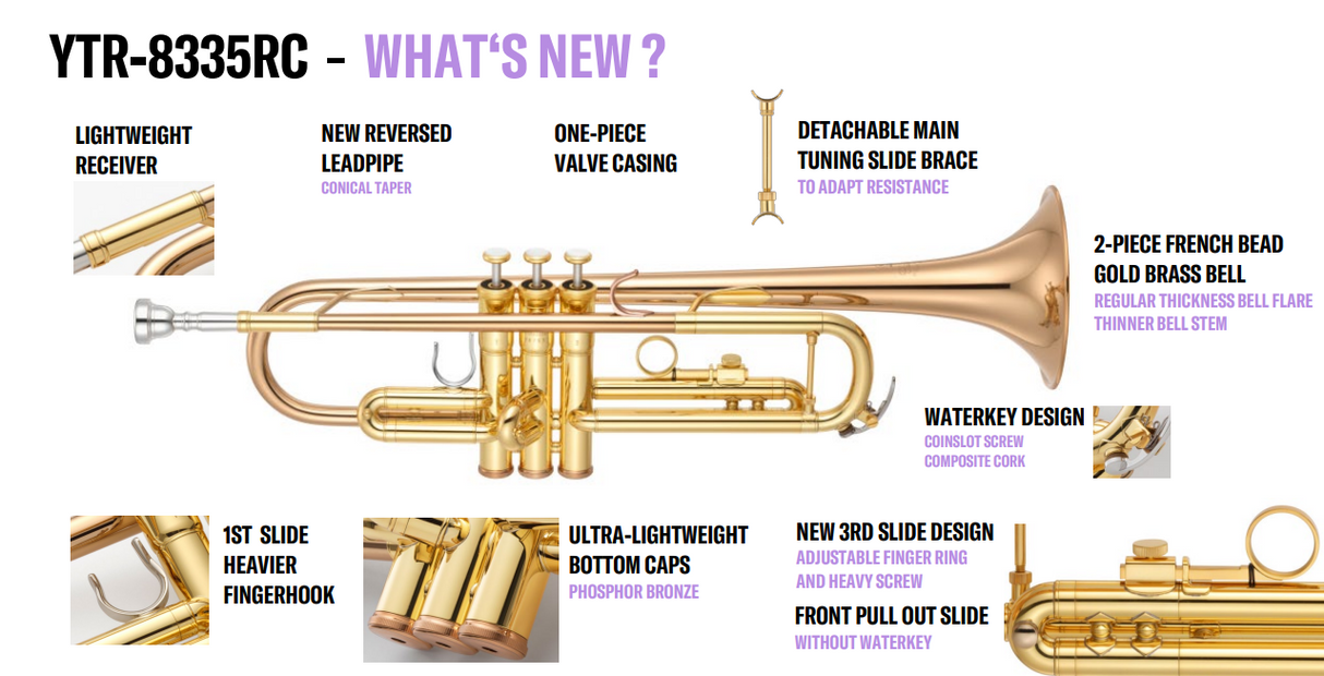 Yamaha YTR-8335RC 'Commercial' Trumpet