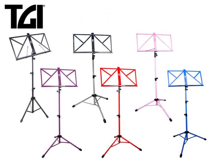 TGI Music Stand With Bag - Various Colours