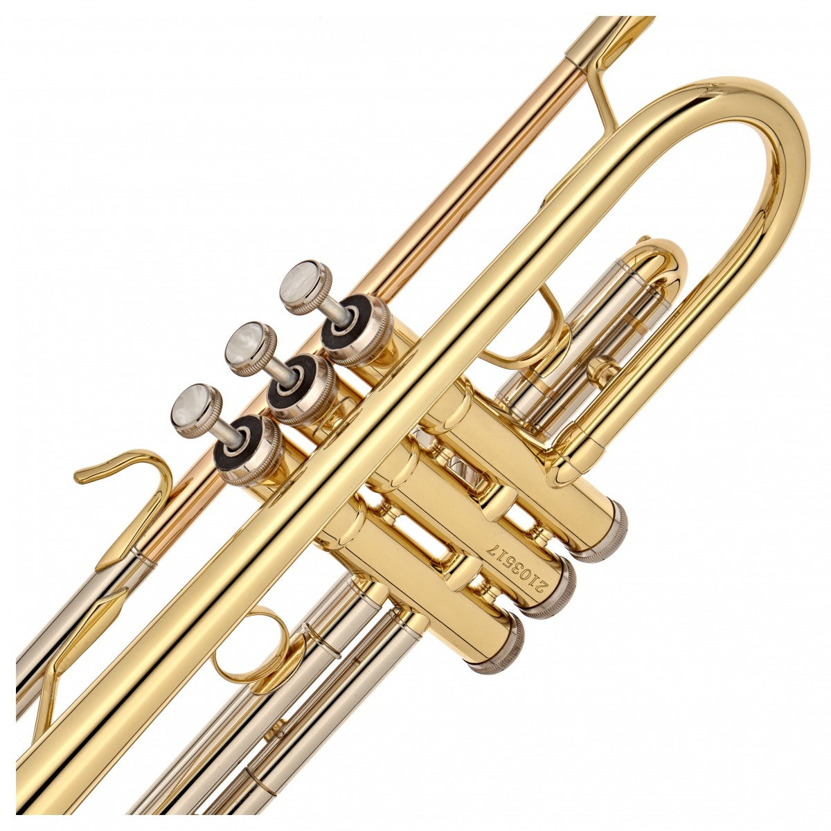 B&S Prodige Bb trumpet. Lacquer finish, standard lead pipe, back pack case