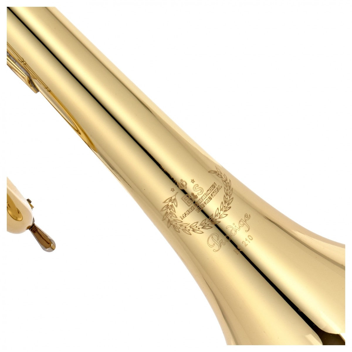 B&S Prodige Bb trumpet. Lacquer finish, standard lead pipe, back pack case