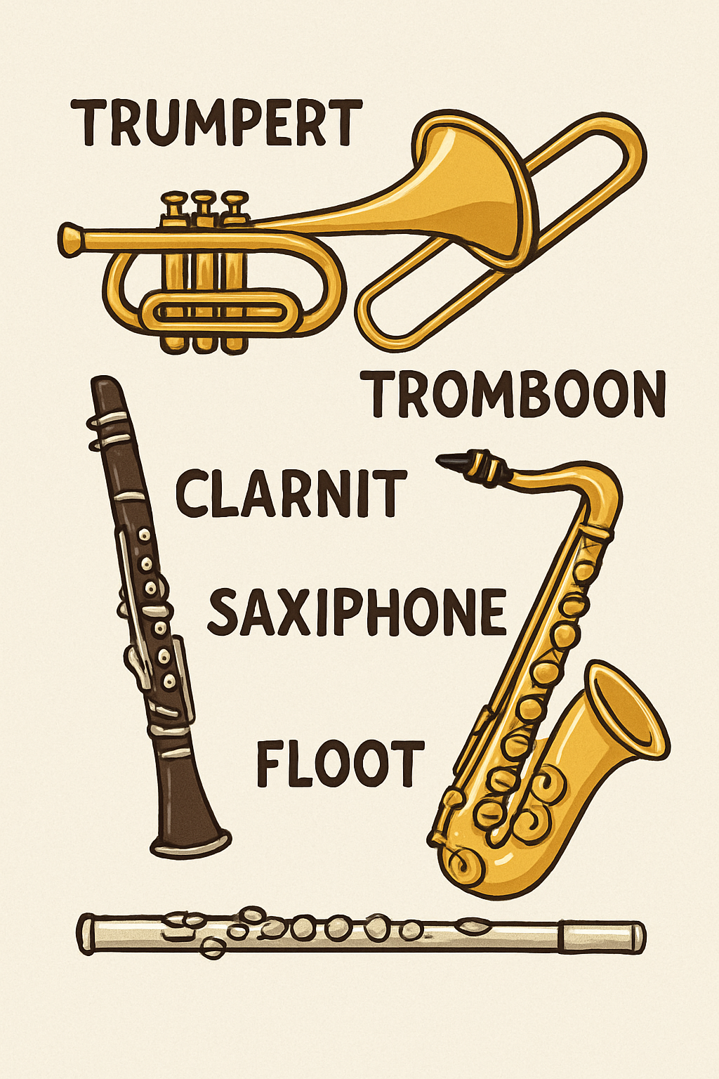 🎷🎺🎶 The Great Misspelling Symphony 🎶🎺🎷