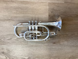 Pre Owned Besson Sovereign BE928 Cornet - Silver Plate