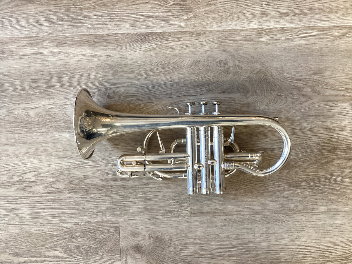 Pre Owned Geneva Symphony Cornet - Silver Plate