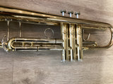 B&S Challenger II Bb Trumpet (Gold Brass Bell) - Lacquer