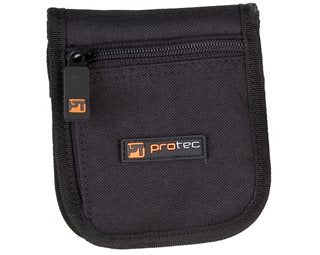 Protec 2 piece small brass mouthpiece belt pouch - black
