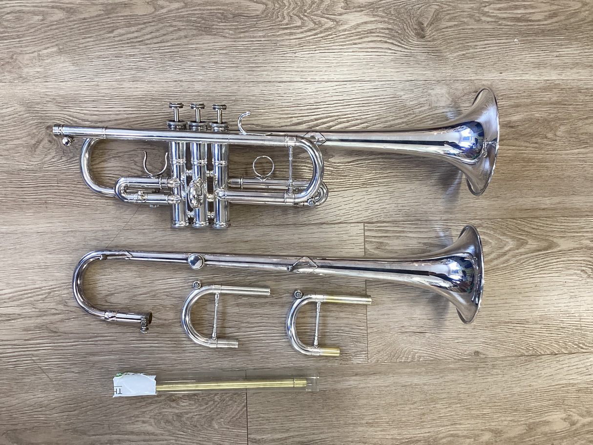 Pre Owned Gen 1 Edwards C Trumpet - Silver Plate