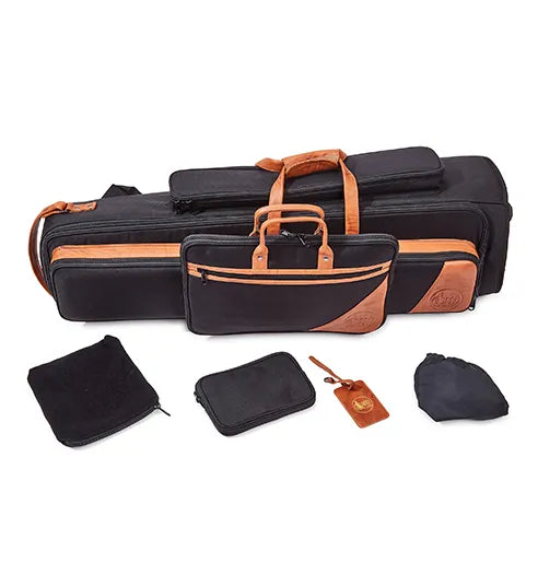 Gard Elite Tenor Trombone Gig Bag, 8" Synthetic with Leather Trim , music folio