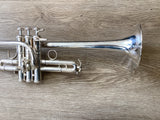 Pre Owned B&S Challenger II Eb/D Trumpet - Silver Plate