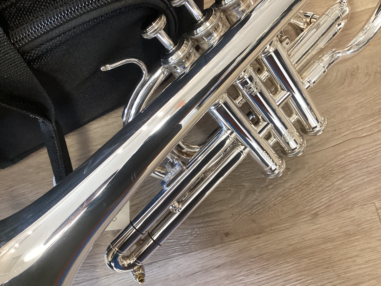 Pre Owned Stomvi Titan Copper Bb Cornet - Silver Plate