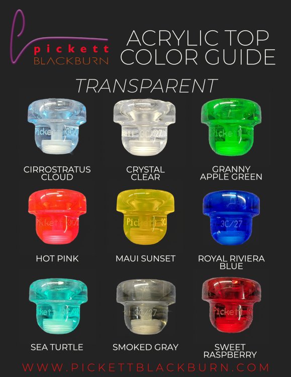Pickett Blackburn Mouthpiece Top - Acrylic