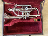 Pre Owned Besson Sovereign BE928 Cornet - Silver Plate