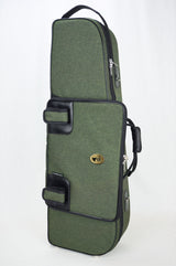 Marcus Bonna Double Case for 2 Detachable Bell Trombones (Tenor and Jazz) - Black Nylon