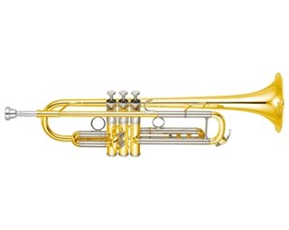 Yamaha Xeno Bb trumpet reversed lead pipe gold brass bell, lacquer
