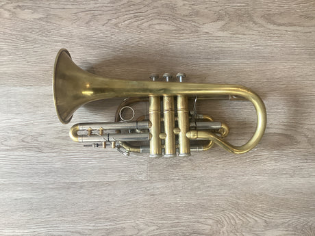 Pre Owned Bach Stradivarius 184ML Cornet - Raw Brass