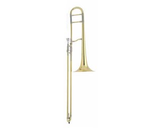 Bach Strad "Artisan" trombone - modular construction .547 bore 81/2 " one piece hammered yellow ...